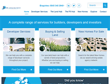 Tablet Screenshot of lsllandandnewhomes.co.uk